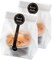 100 Pieces Translucent Plastic Bags/Cellophane Bags with 100 Pieces Hand made Stickers for Cookie Cake Chocolate Candy Snack Wrapping Good for Bakery Party Supplies